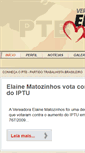 Mobile Screenshot of elainematozinhos.com.br